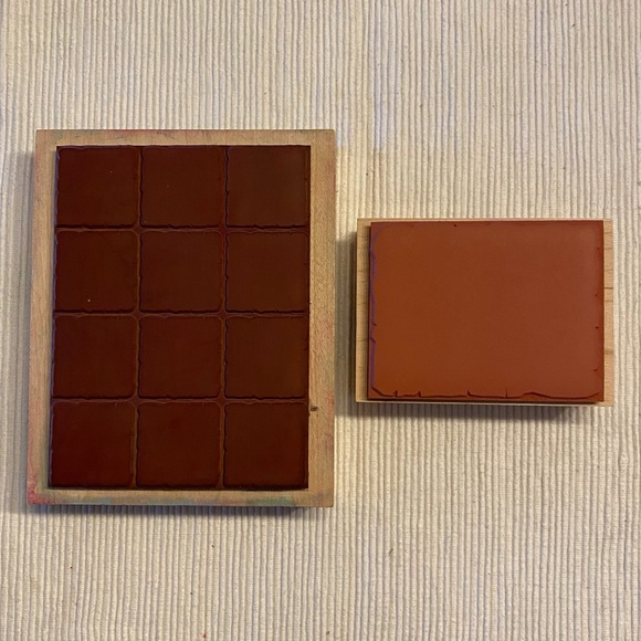 Lot of 2 Shadows Wood Mounted Stamps by Hero Arts - Picture 2 of 6